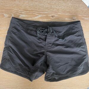 Patagonia Black Athletic Drawstring Shorts